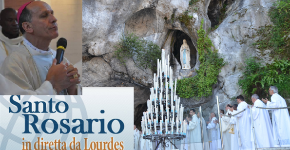 Santo Rosario in diretta dalla Grotta di Lourdes oggi alle ...