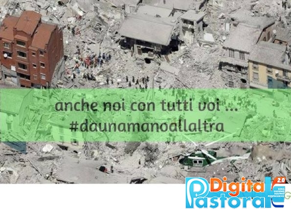 anche noi con tutti voi ... #daunamanoallaltra